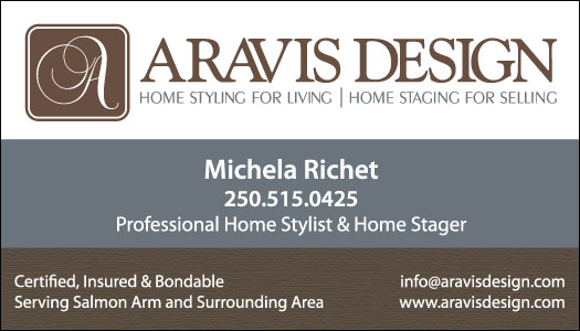 Aravis Design Business Card