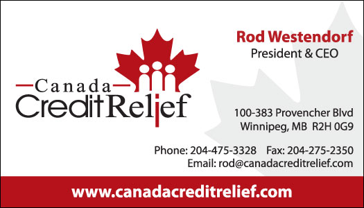 Canada Credit Card Relief Winnipeg, MB