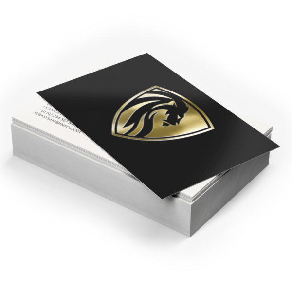 Silver or Gold Business Cards, Enderby, BC, Okanagan, Printing