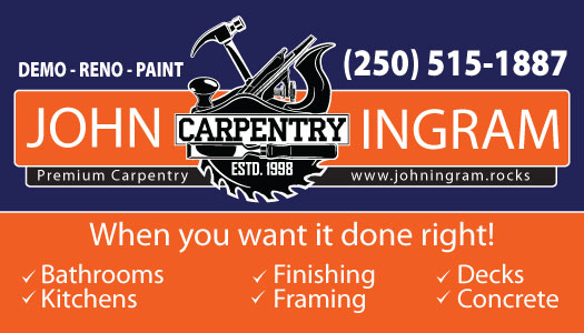 John Ingram Carpentry, Canada, Okanagan