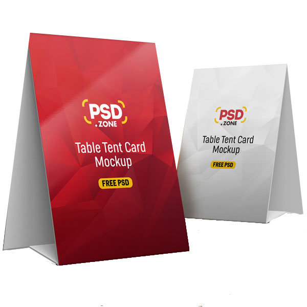 Tent Cards, Table Top Tent Cards, Restaurant Marketing, Printing and Design