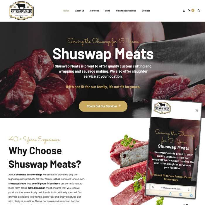 Shuswap-Meats Shuswap Meats by Prima Design in Enderby BC