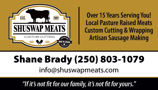 Side1-Shuswap-Meats Shuswap Meats Business Card by Prima Design in Enderby