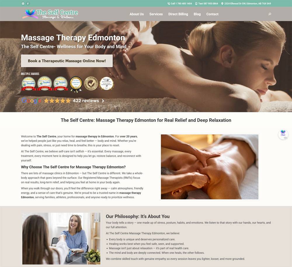 The-Self-Centre-Massage-Experts The Self Centre Massage in Edmonton