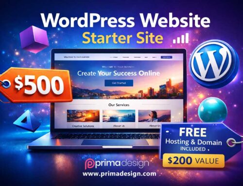 New WordPress Starter Website Package $500!