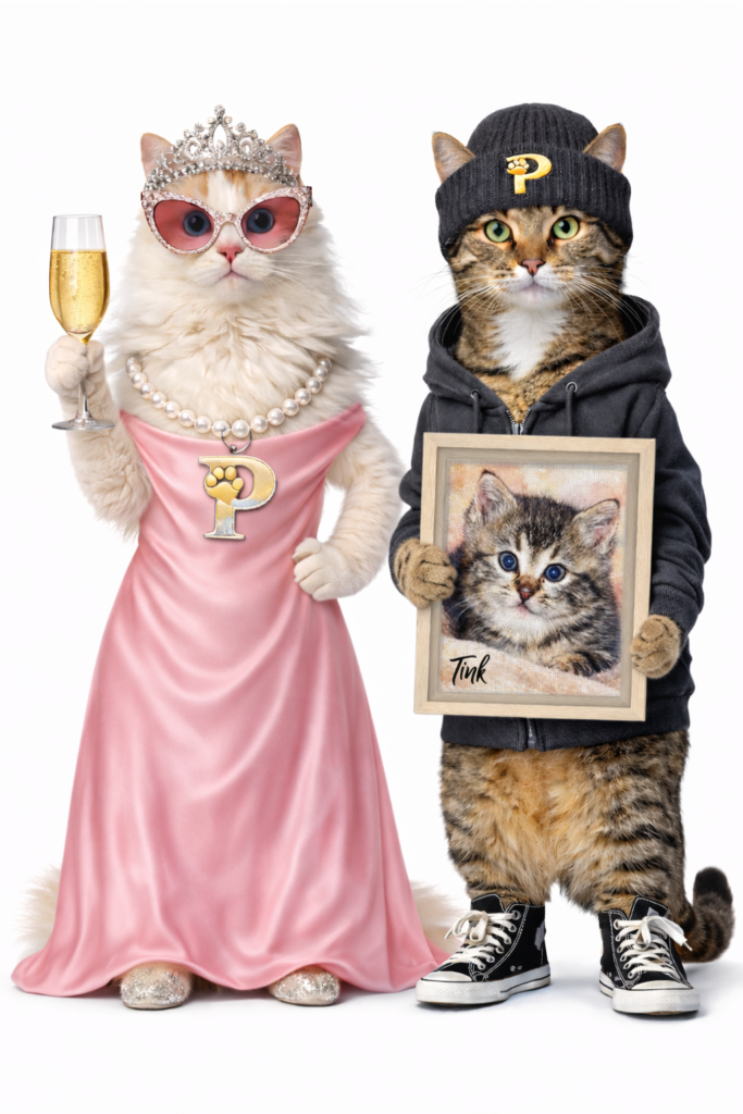 Lily and Tink of Pet Lover Print