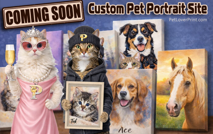 Pet Lover Print - Custom Pet Portraits in Canada