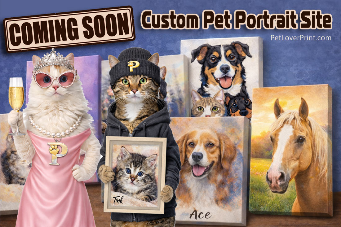 Pet Lover Print - Custom Pet Portraits in Canada