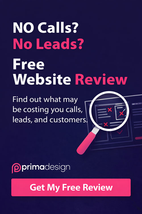 Get a free website review by Prima Design in Enderby BC